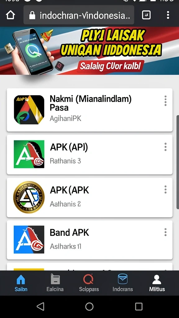 Tampilan utama aplikasi Download nusabet88 APK untuk Android yang intuitif dan efisien.