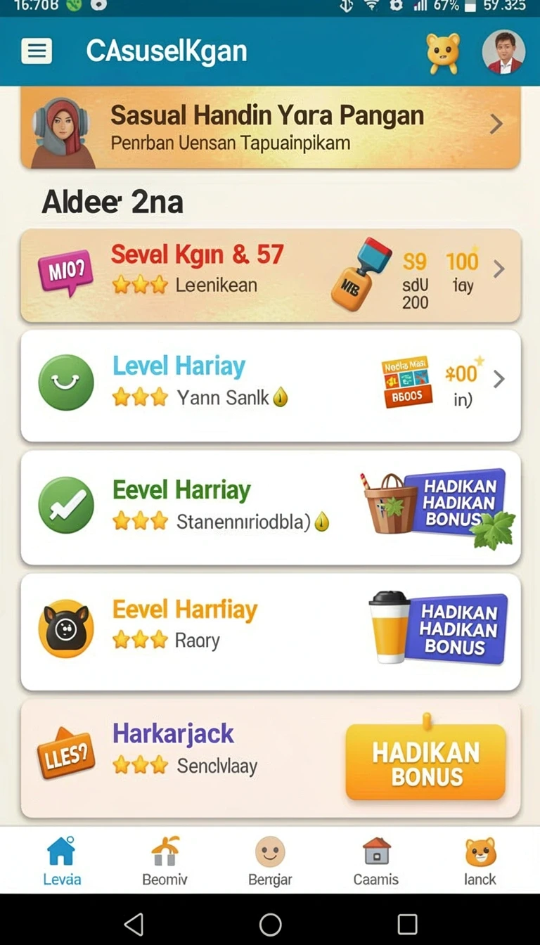 Tampilan utama aplikasi Review Aplikasi rajapola yang intuitif dan efisien.